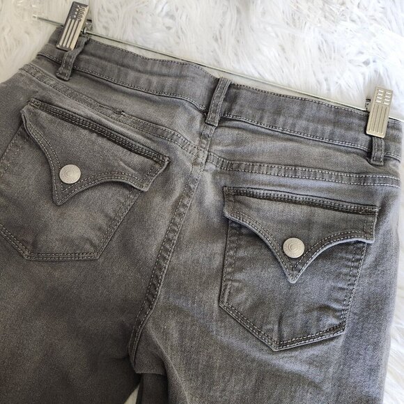HUDSON Splice‎ Flare Girls Size 14 Slim Fit Jeans Stretch Denim Pants Gray NEW - Picture 7 of 16